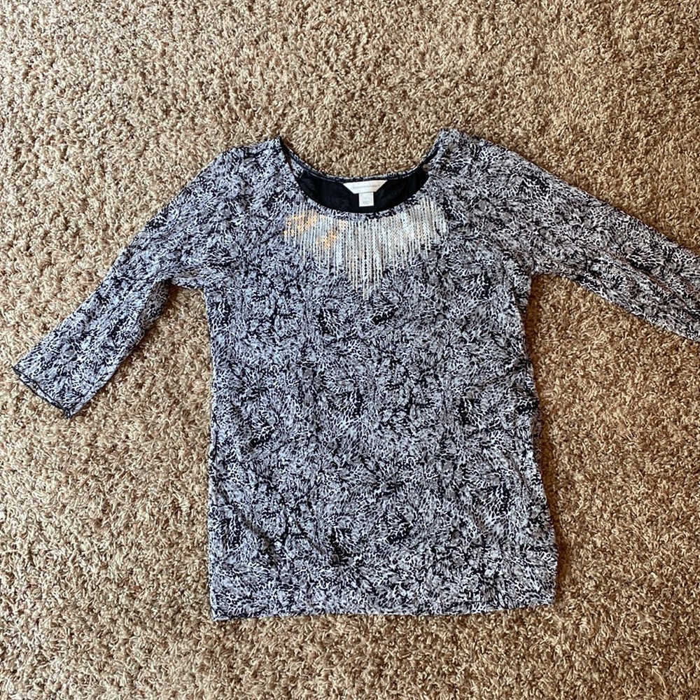 Christopher & Banks Patterned Shirt